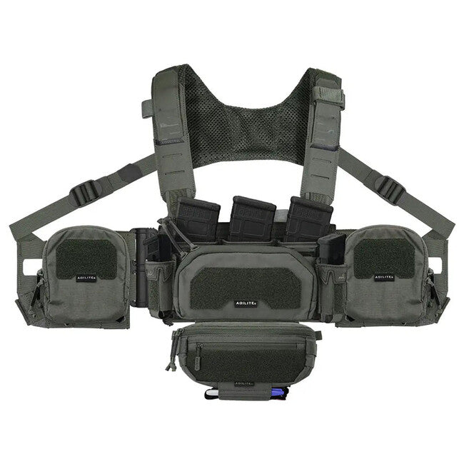 Agilite Reaper Rig port de echipament pe piept, verde