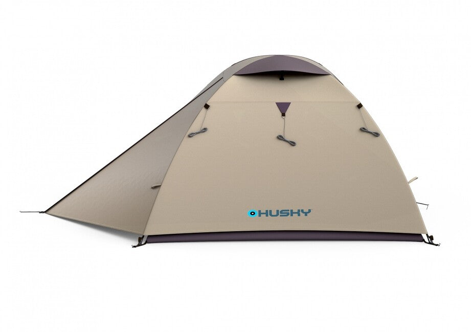 Husky Bird 3 Plus cort expediționar ultraușor pentru 3 persoane, Black Coating light brown