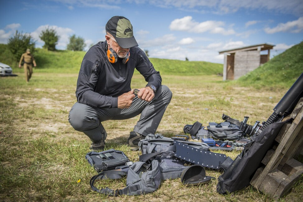 Helikon-Tex șapcă PolyCotton Ripstop cu logo, Coyote / Olive Green
