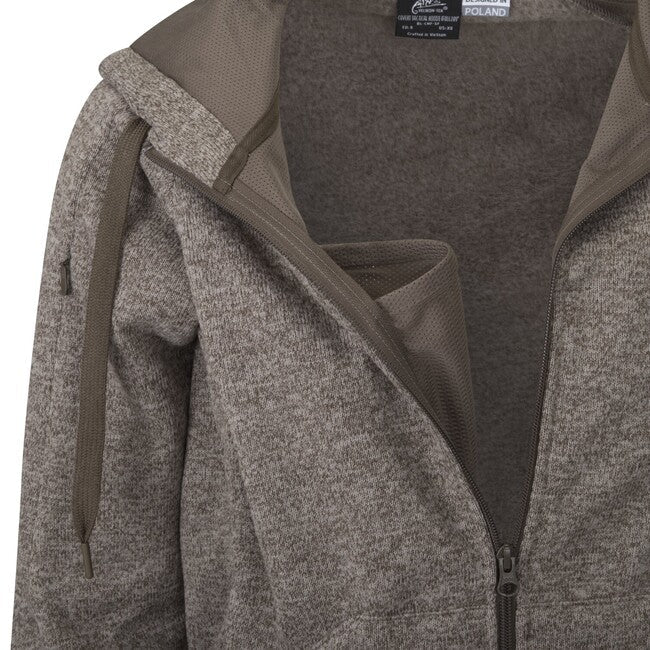 Helikon-Tex Covert hanorac tactic cu glugă (FullZip), Melange Red