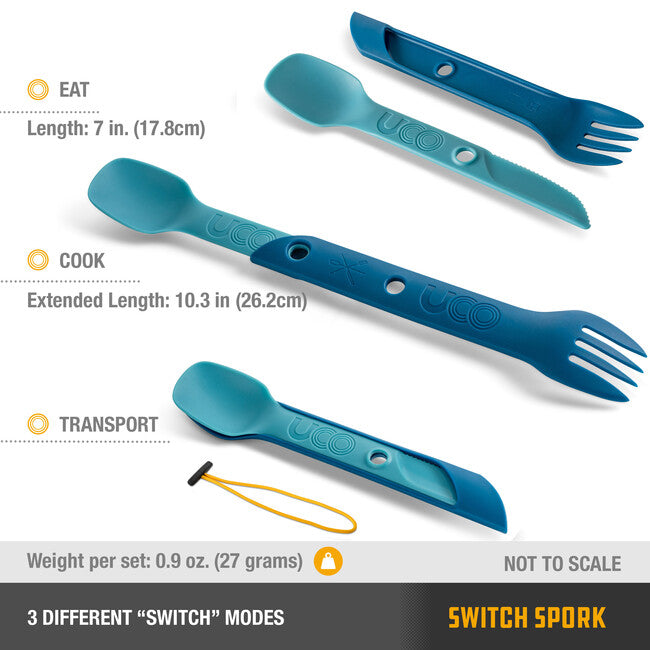 UCO Switch clasic Set tacâmuri Spork albastru