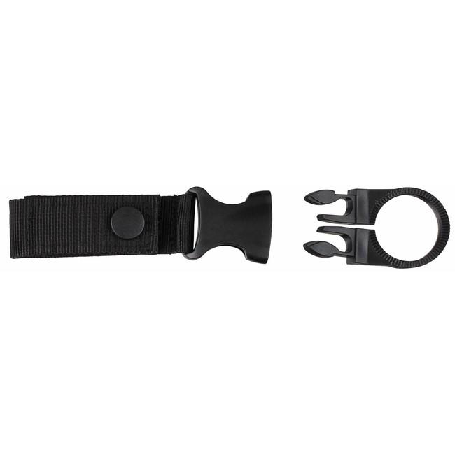 MFH suport MOLLE pentru sticlă din plastic, negru