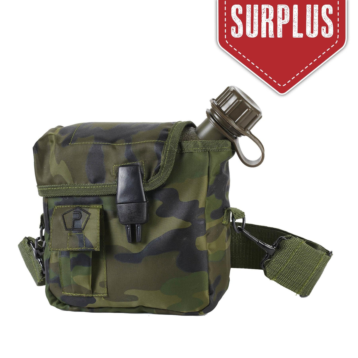Pentagon sticlă PVC 1.9L, Woodland