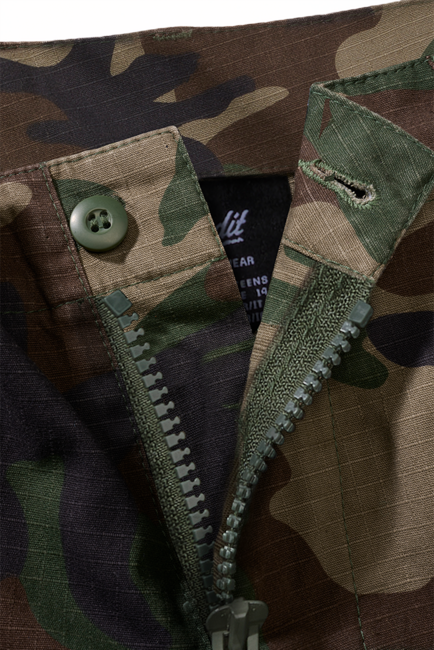 Brandit BDU Ripstop pantaloni scurți pentru copii, woodland