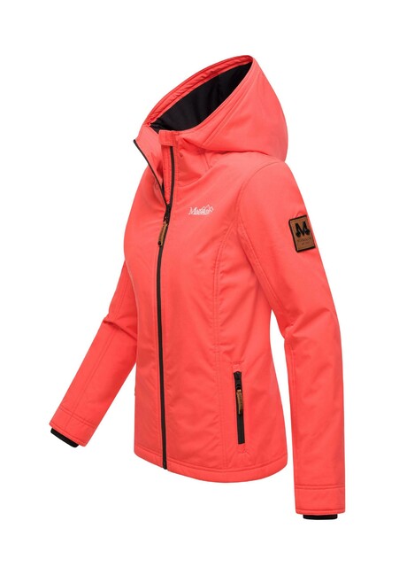 Marikoo BROMBEERE geacă de tranziție pentru femei cu glugă, Coral pink