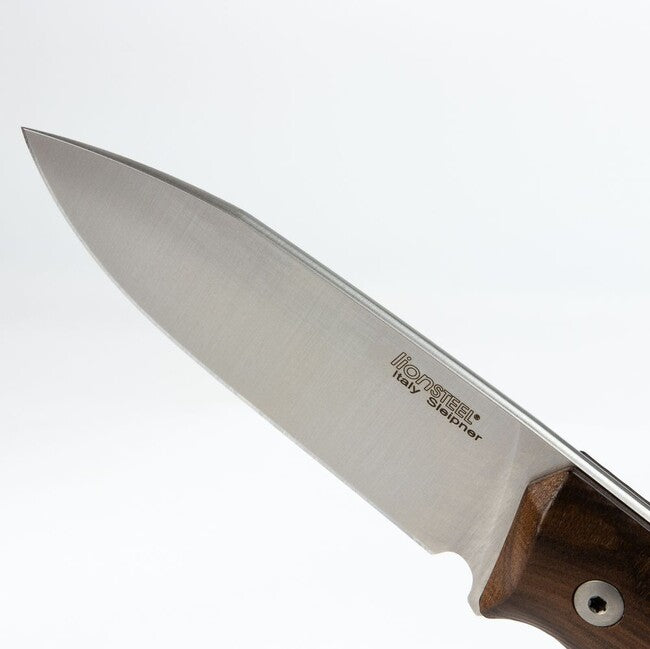 Lionsteel B35 WN cuțit tip bushcraft cu lamă fixă din oțel Sleipner