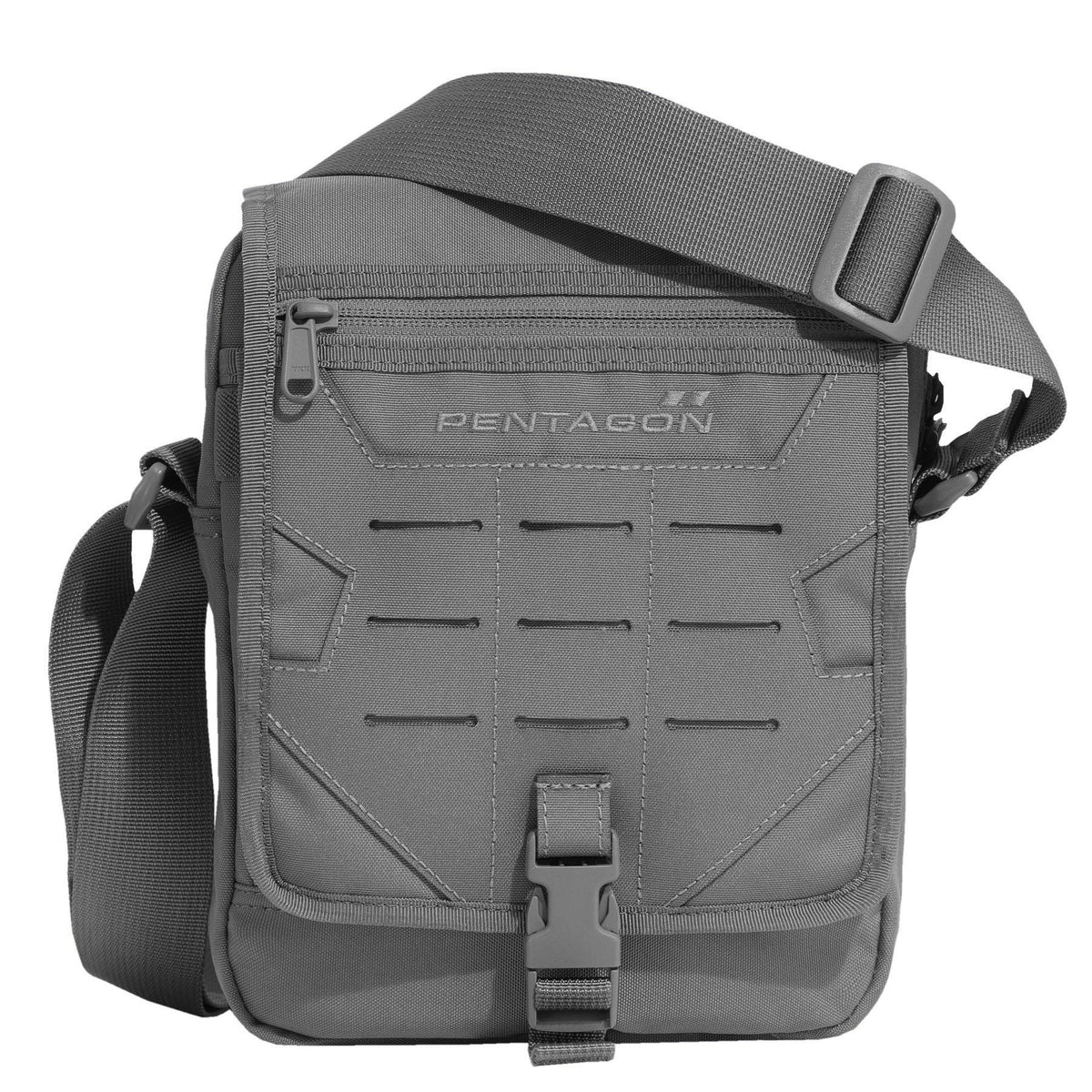 Pentagon Messenger Sling geantă de umăr, gri