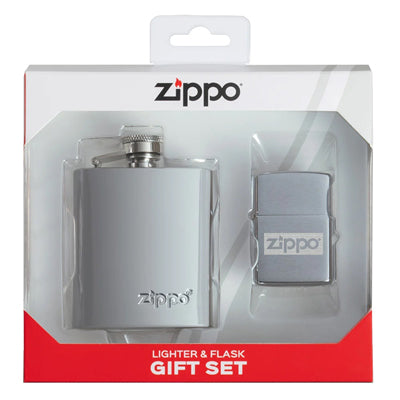 Zippo aprindere cromată și sticlă