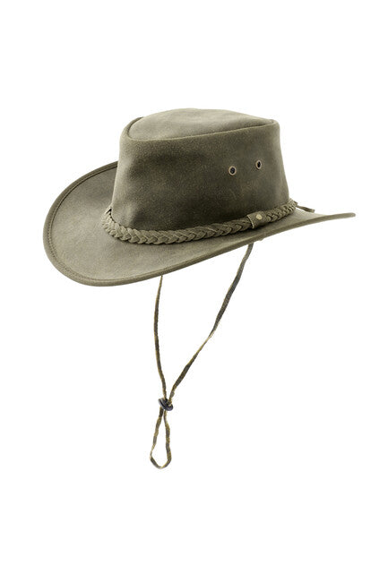 Origin Outdoors Pincher pălărie din piele, oliv