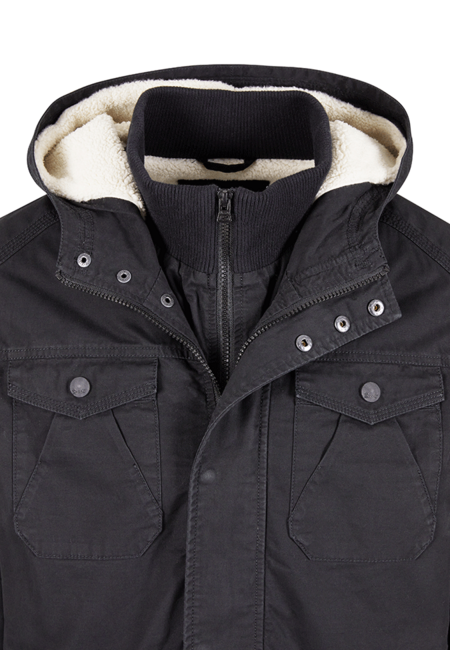Brandit Meadow Jacket geacă de iarnă pentru bărbați, neagră