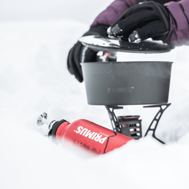 PRIMUS sticlă pentru combustibil 0.6L, roșie