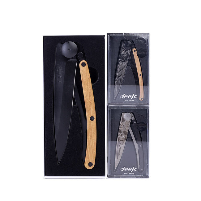 Deejo Giant briceag, negru