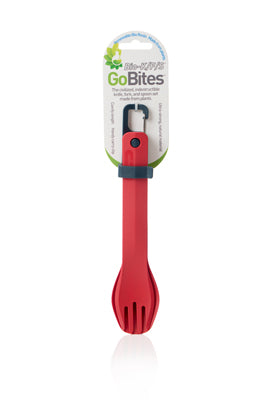 Humangear GoBites BIO tacâmuri C/F/L, roșii