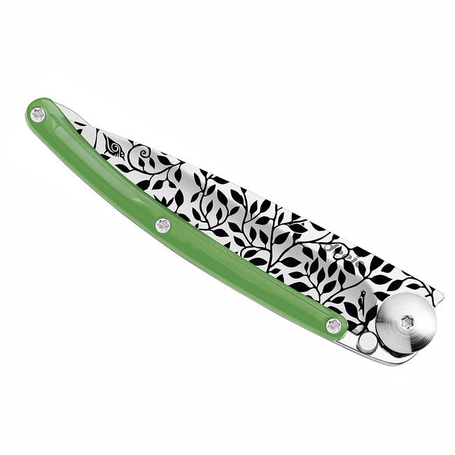Deejo tattoo briceag nature", verde Nature
