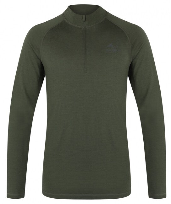 HUSKY Merow Zip tricou termic cu fermoar pentru bărbați M, verde