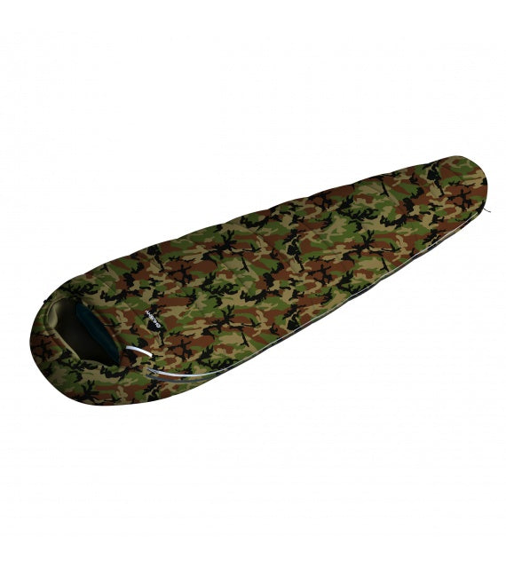 HUSKY Junior Army sac de dormit pentru copii sintetic trei sezoane -10, verde