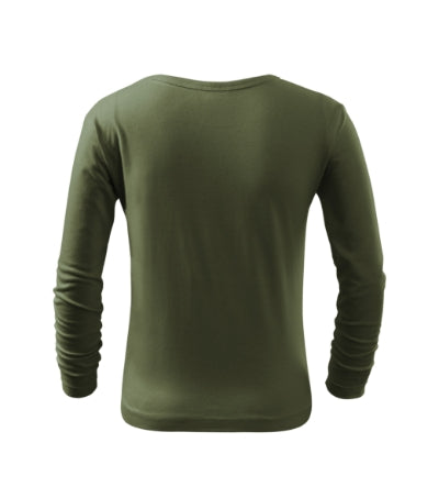 Malfini Fit-T LS tricou cu mânecă lungă pentru copii, Khaki