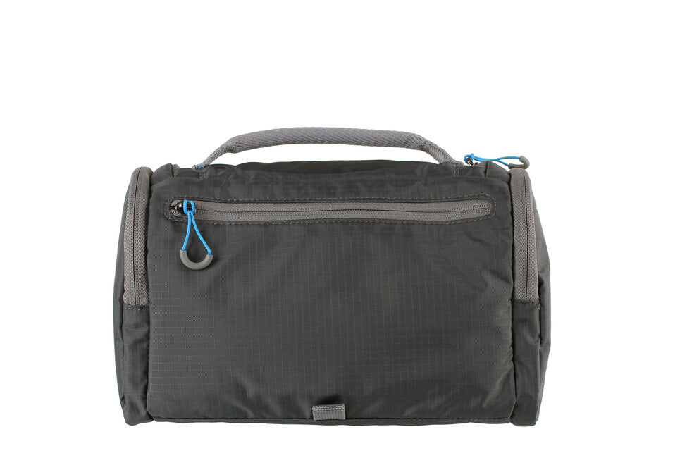 Lifeventure Holdall husă din nylon pentru toaletă cu oglindă detașabilă, gri