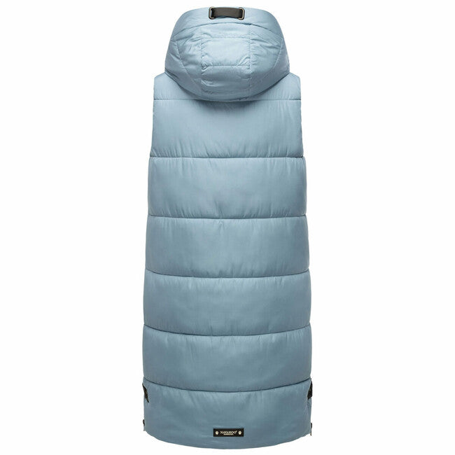 Navahoo Schnuffelchen vestă lungă pentru femei, powder blue