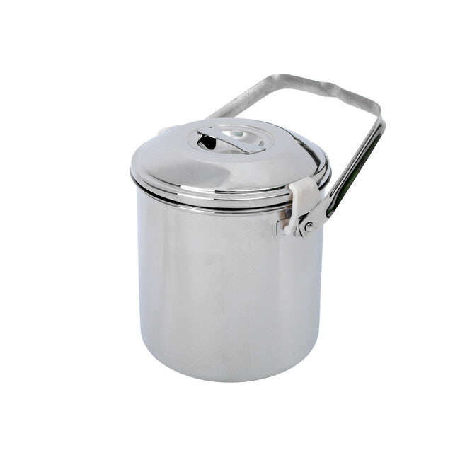 BasicNature Billy Can oală din oțel inoxidabil 2 l