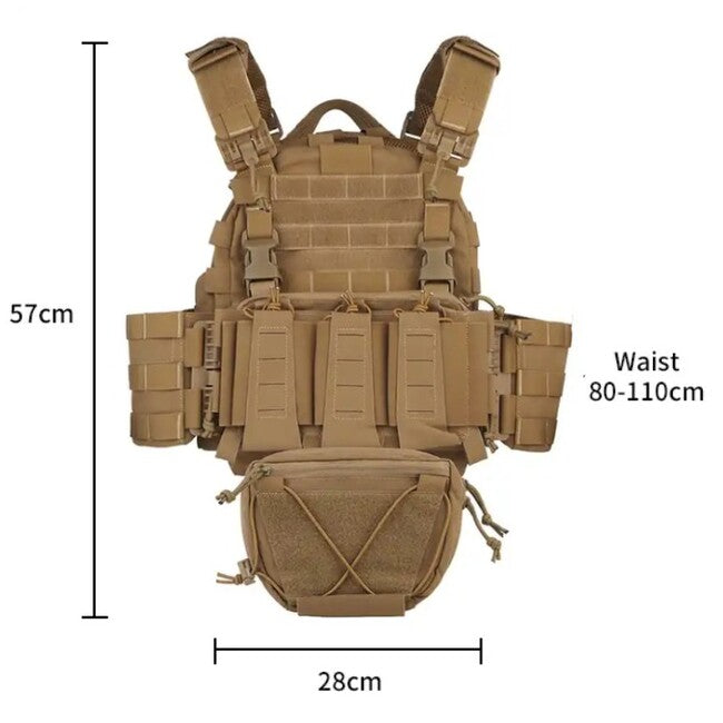 DRAGOWA Tactical Raven vestă tactică, CP