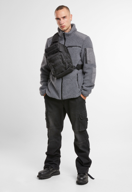 Brandit Ramble geacă fleece pentru bărbați Teddyfleece, antracit