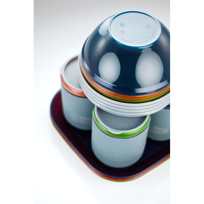GSI Outdoors Infinity set de lux de farfurii pentru 4 persoane Multicolor Person Deluxe Tableset