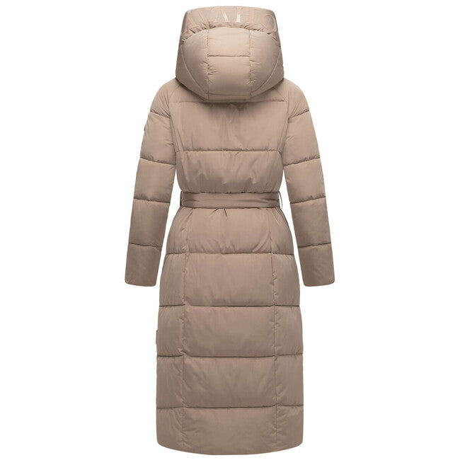 Navahoo EISBLICK geacă lungă de iarnă pentru femei, taupe grey