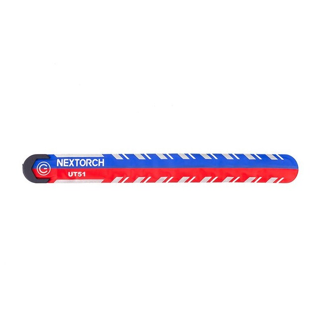 NexTorch® UT51 L bandă de siguranță intermitentă, roșie-albastru