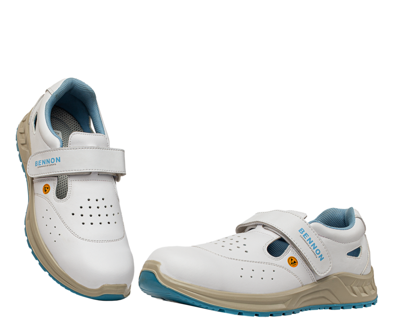 BENNON WHITE O1 ESD sandale de lucru
