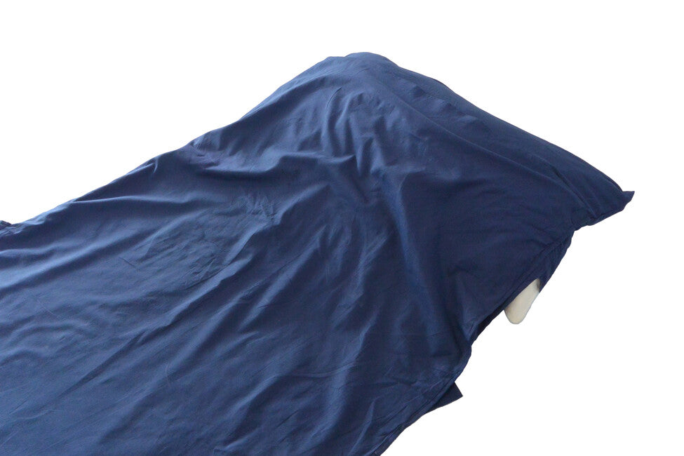 Origin Outdoors Poly-Cotton inserție pentru sac de dormit dreptunghiulară, albastră regal