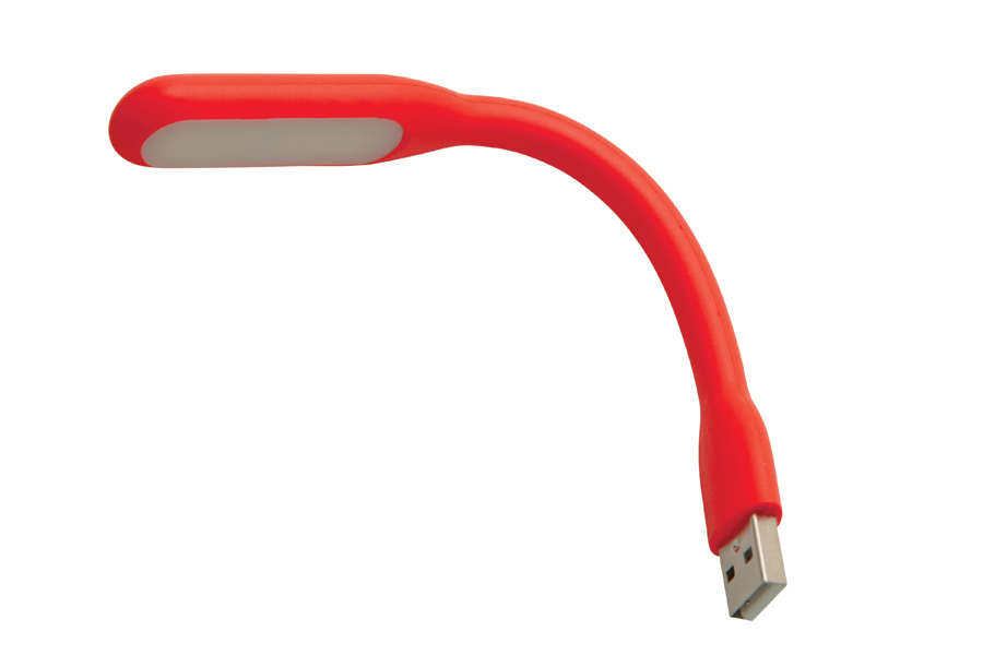 Baladeo PLR946 Gigi lanternă LED USB, roșie