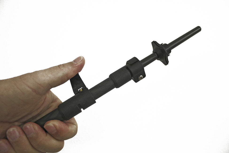 BasicNature tijă din carbon 3 piese cu posibilitate de prelungire 102-250 cm