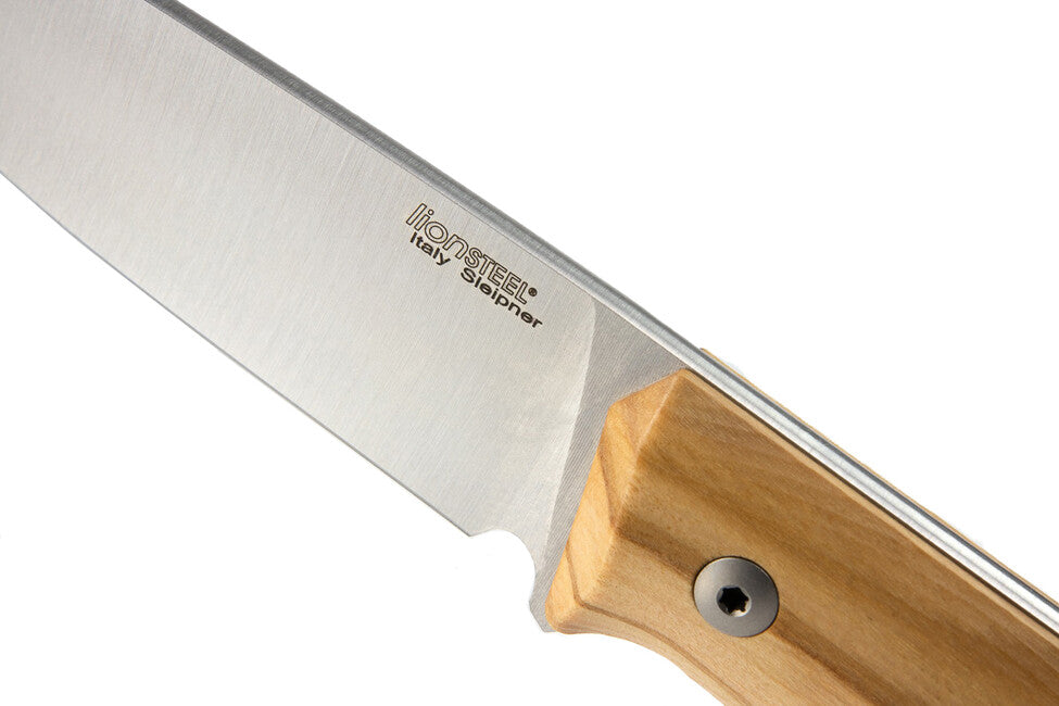 Lionsteel B35 UL cuțit tip bushcraft cu lamă fixă din oțel Sleipner