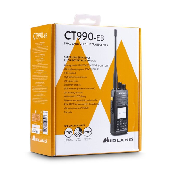 Midland CT990 EB stație radio portabilă amator