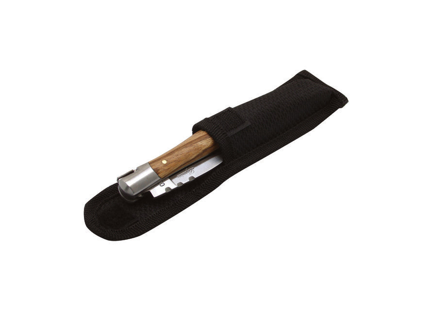 Laguiole DUB042 briceag cu tirbușon, lamă 12cm, oțel 420, mâner din lemn zebrawood