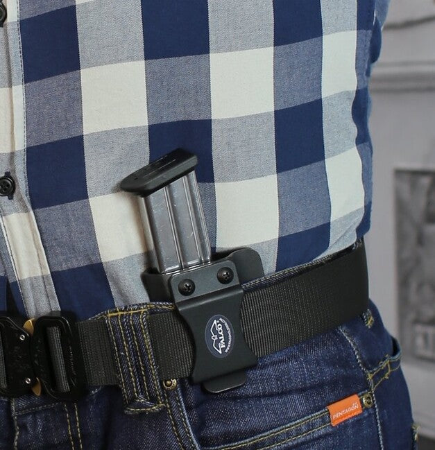 Falco Kydex F901 2021 pentru un încărcător compatibil cu încărcătoarele Glock 17, negru dreapta