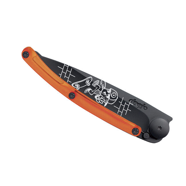 Deejo Street collection briceag, black orange Skate