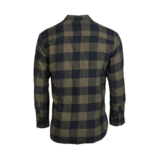 Mil-Tec cămașă flanelă UȘOARĂ, neagră/oliv