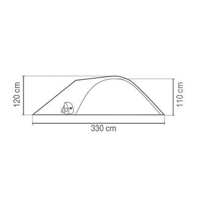 Coleman Pingora BlackOut cort pentru 3 persoane