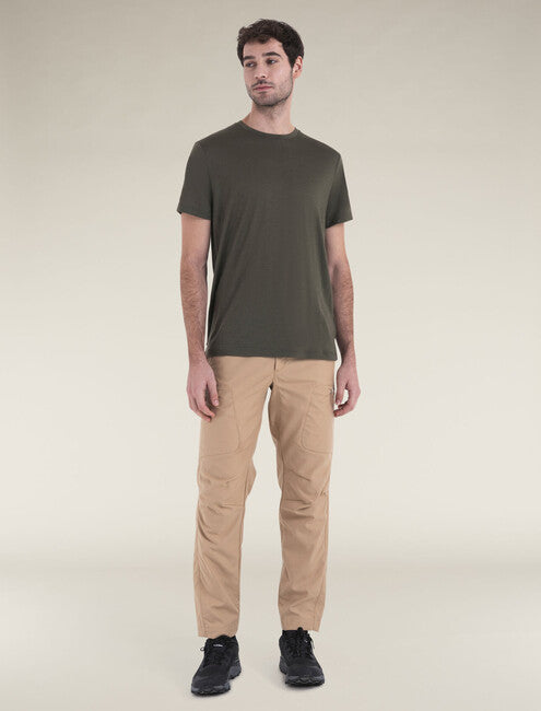 Icebreaker 150 Tech Lite III Merino tricou pentru bărbați cu mânecă scurtă, verde