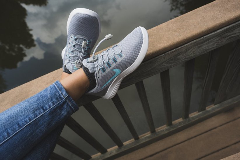 Lock Laces șireturi pentru pantofi, cool gray