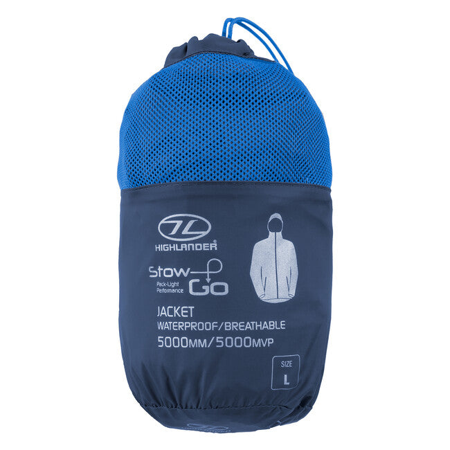 Highlander Stow and Go pelerina, bleumarin