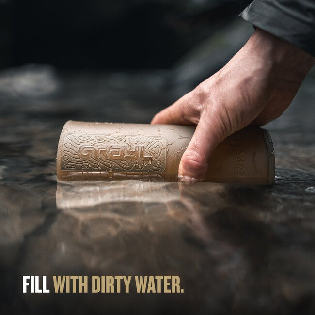GRAYL GeoPress Purifier sticlă de filtrare, Coyote Brown