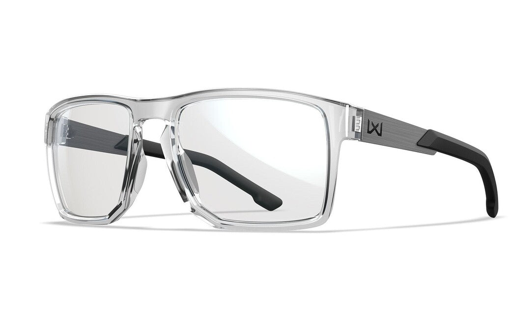 Wiley X Apex ochelari de soare, Captivate Grey/ Gloss Crystal Clear