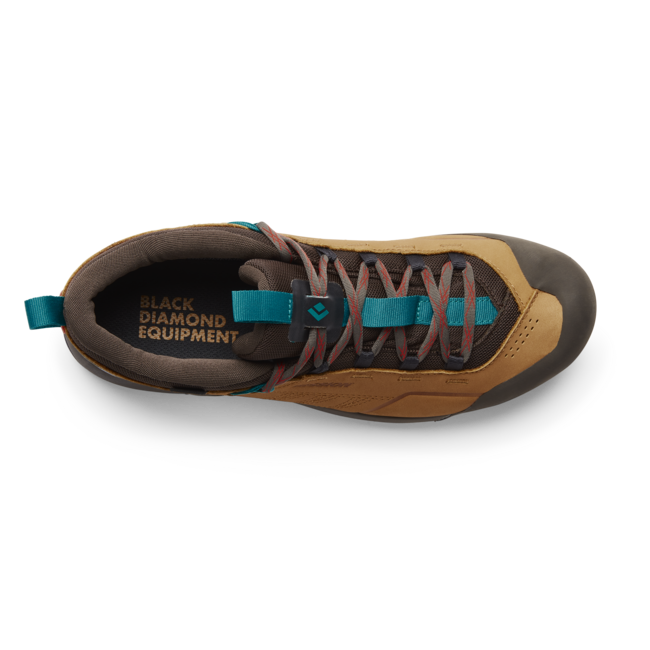Black Diamond Mission Low Waterproof Approach pantofi din piele pentru bărbați, amber-cafe brown