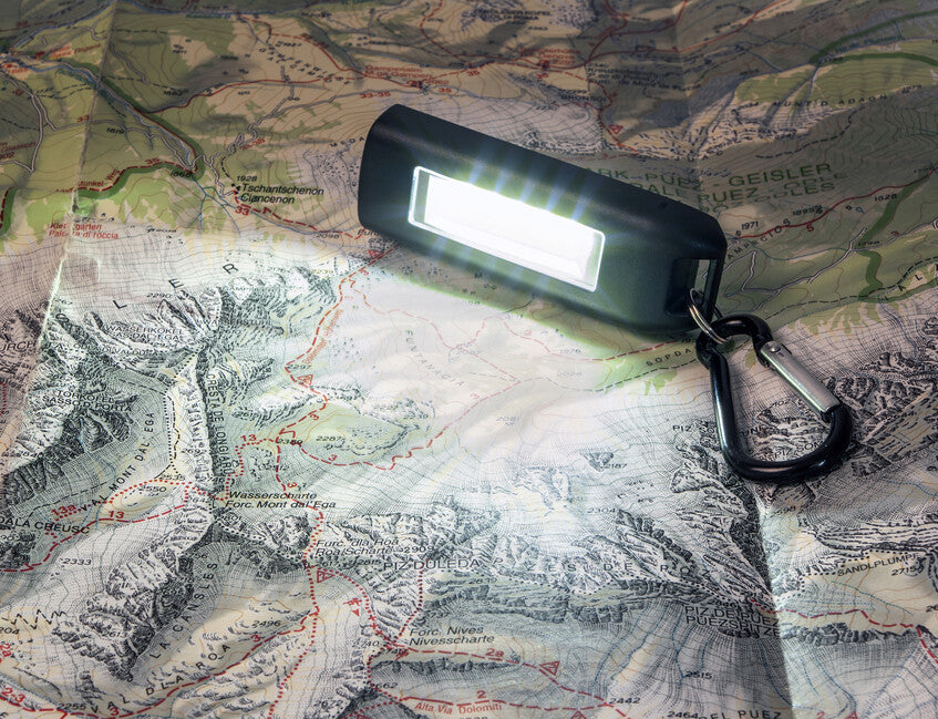BasicNature breloc USB LED, negru