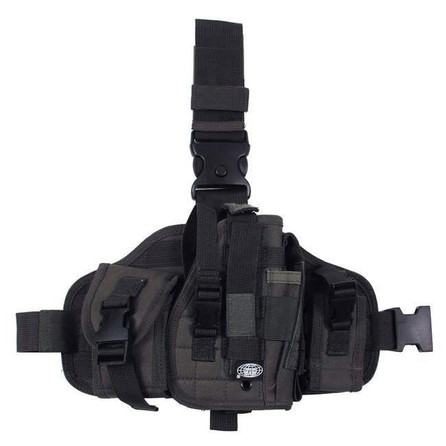 MFH Fighter teacă pe coapsa pentru armă, oliv