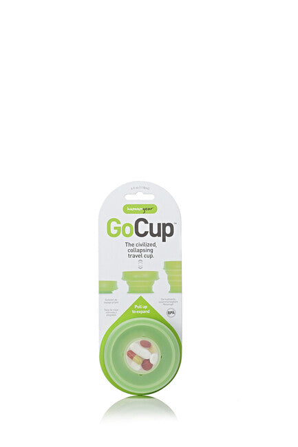 Humangear Go Cup pahar pliabil de călătorie igienizabil ambalabil GoCup, verde, 118 ml