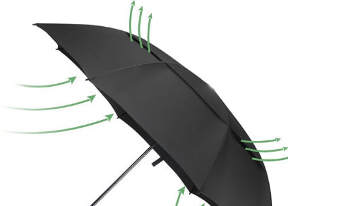 Origin Outdoors Wind-Trek umbrelă compactă rezistentă la vânt M, neagră